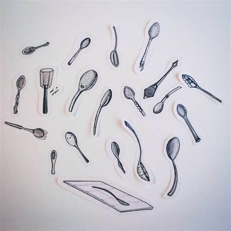 ctrl paint|ctrl paint drawing spoons.